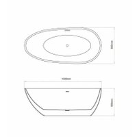 Ванна Grossman GR-1103M Fly 160x80