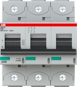

Выключатель автоматический ABB S803C-D50 3P D 50A 25kA 4.5M 2CCS883001R0501