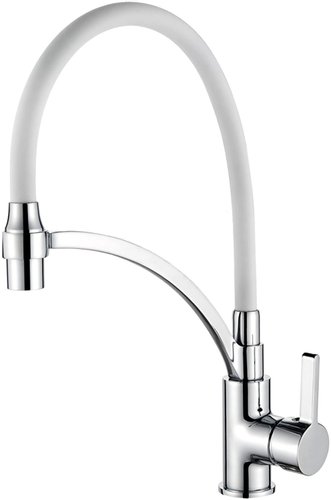 Смеситель Ledeme L4499-3 (хром/белый)