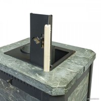 Банная печь Варвара Терма Сказка Мини укороченная (пироксенит, сталь + нержавейка) в Барановичах