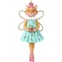 Елочная игрушка Gisela Graham Animal Ballet Лиса-балерина 10338_2