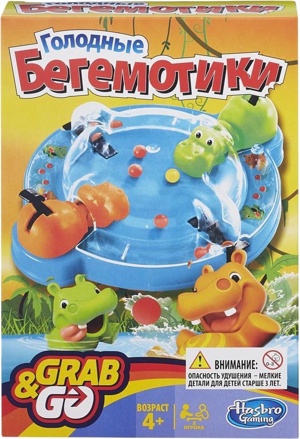 

Детская настольная игра Hasbro Голодные бегемотики. Дорожная версия