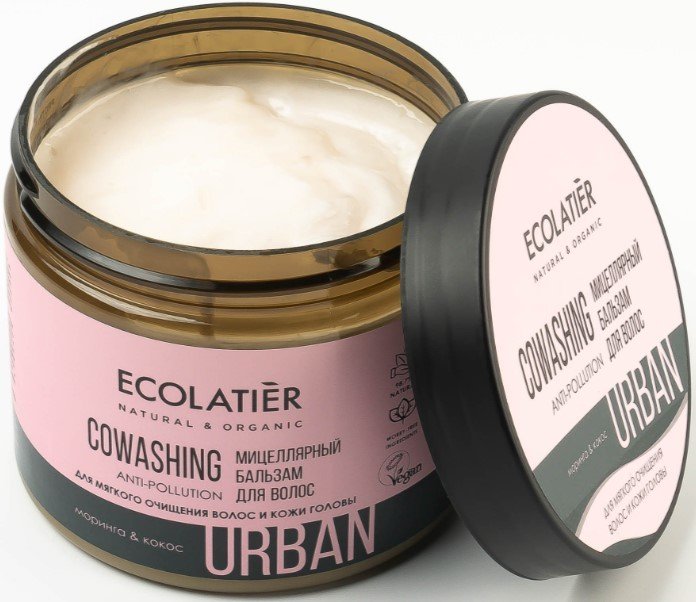 

Бальзам Ecolatier Ковошинг Urban мицеллярный моринга и кокос 380 мл
