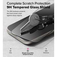 Защитное стекло Ringke Easy Slide 2шт для iPhone 15 / 16 Black