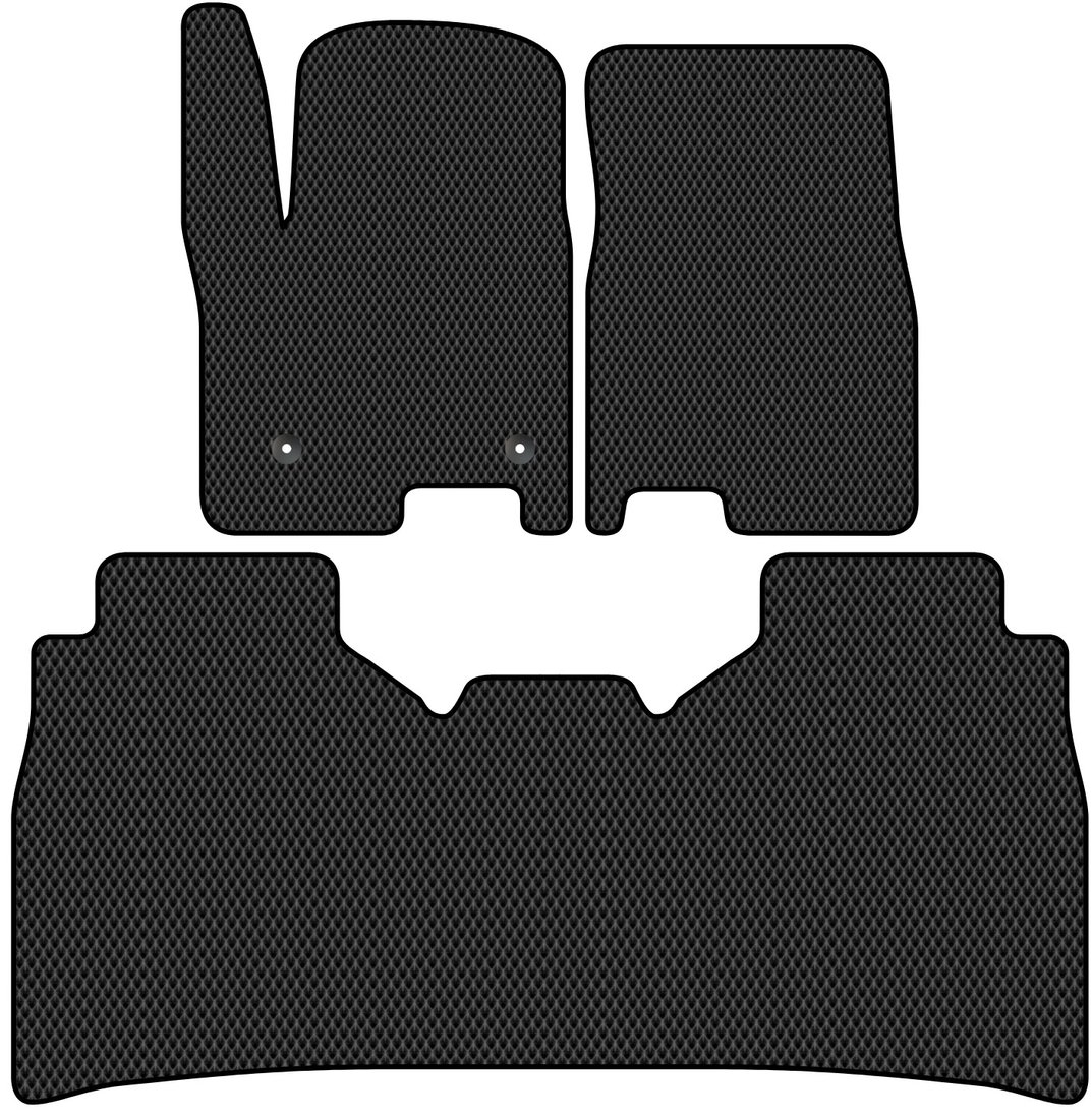 

Комплект ковриков для авто Alicosta Chevrolet SILVERADO IV (пикап / T1XX) 2019 - Н.В. (черный, ромб)