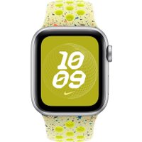 Ремешок Apple Nike Sport Band MXU53 (42 мм, желтый/цветной принт, S/M)