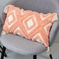 Чехол на подушку Matex Tufted ALEX-029 (бежевый/персиковый)