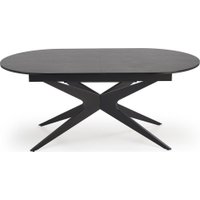 Кухонный стол Halmar Sandro 180-240/100/76 (черный/черный)