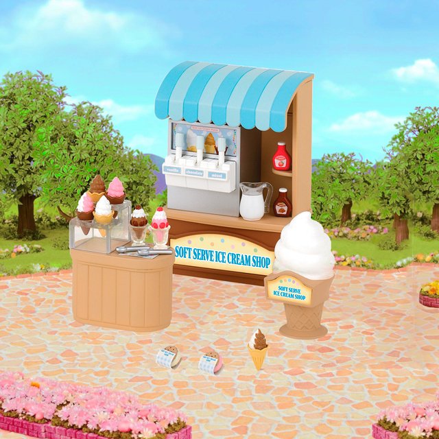 

Аксессуары для кукольного домика Sylvanian Families Магазин мороженого 5054