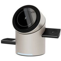 Беспроводное зарядное VLP Tower Power 3 in 1 for Apple (титановый)