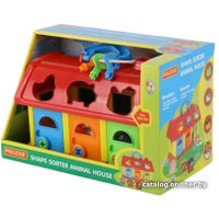 Сортер Полесье Домик для зверей (в коробке)