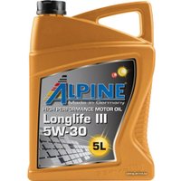 Моторное масло Alpine Longlife III 5W-30 5л