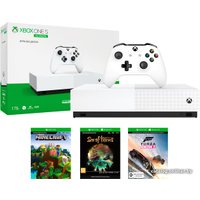 Игровая приставка Microsoft Xbox One S All-Digital Edition 1TB SoT + Minecraft + FH3