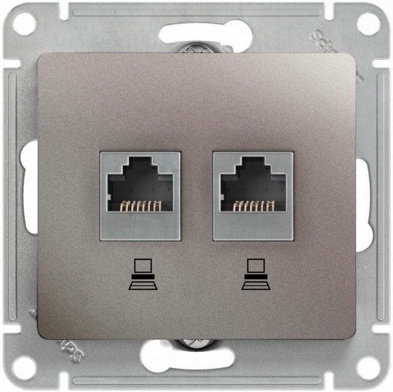 

Розетка компьютерная Schneider Electric GSL001285KK