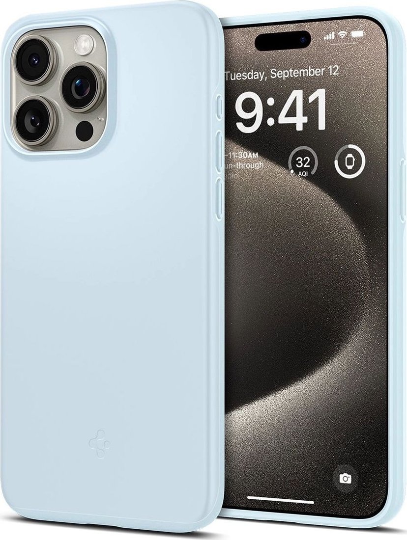 

Чехол для телефона Spigen Thin Fit для iPhone 15 Pro Max ACS06550 (синий)