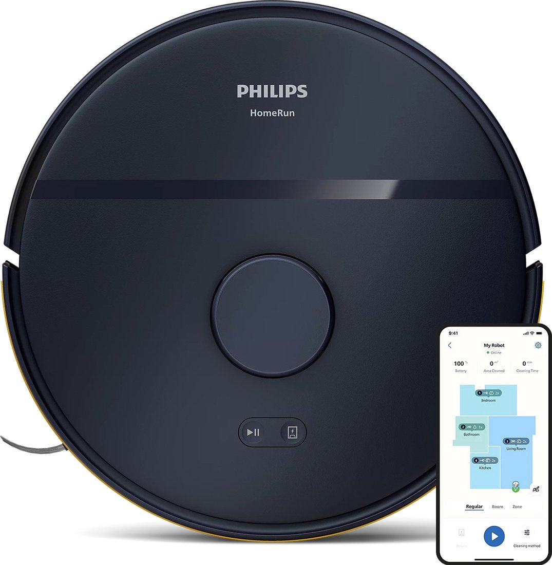 

Робот-пылесос Philips HomeRun 2000 series Midnight Blue XU2000/10
