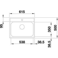 Кухонная мойка Blanco Lemis 6-IF 525109 (нержавеющая сталь)