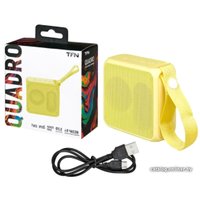 Беспроводная колонка TFN Quadro (лимонный)