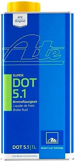

Тормозная жидкость ATE Super DOT 5.1 03.9901-6612.2 (1л)