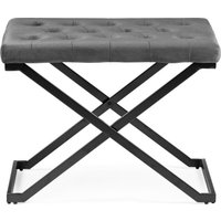 Табурет Woodville German 15542 (dark grey/black)