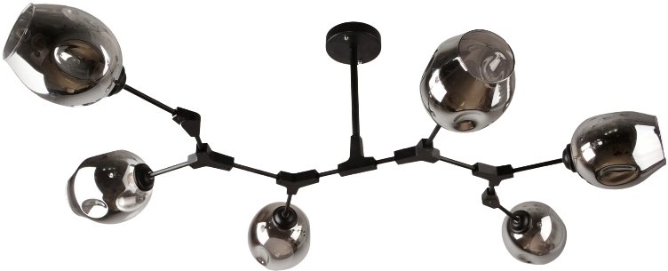 

Люстра средней высоты Mirastyle BL-9144/6B BK