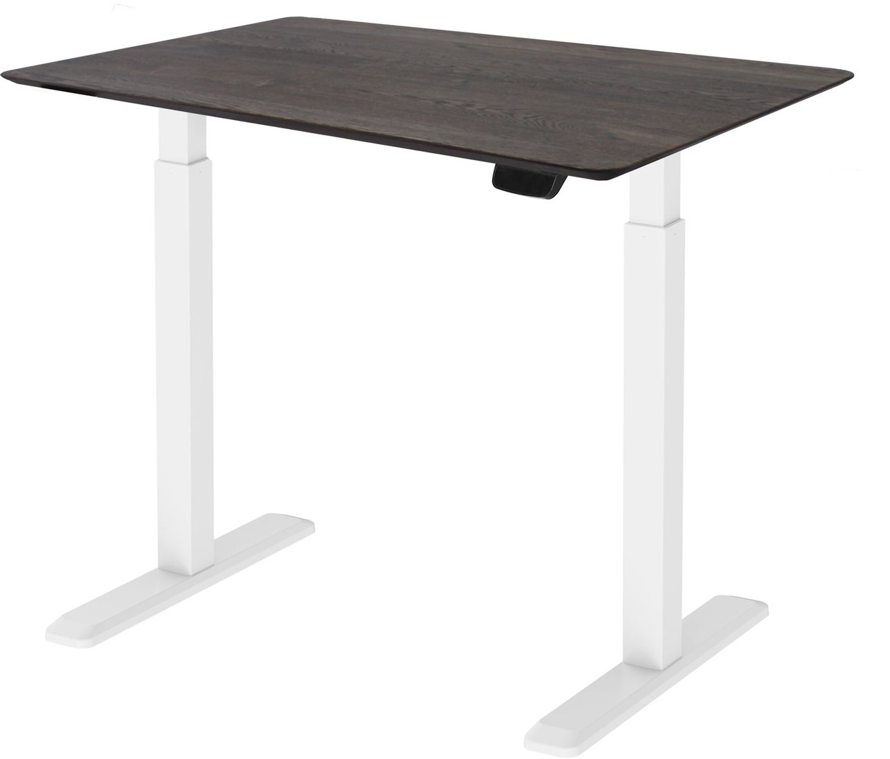 

Стол для работы стоя ErgoSmart Wooden Electric Desk Prime 1300х750х27 мм (скошенный край, дуб галифакс/белый)