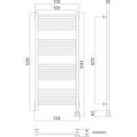 Полотенцесушитель Сунержа Модус 1200x500 электрический
