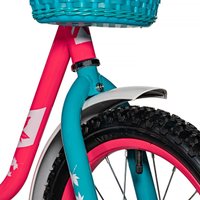 Детский велосипед Novatrack Maple 14 144MAPLE.NPN5 (неон розовый, разобранный)