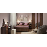 Кровать Глазов Sherlock Люкс 180x200 (орех шоколадный)