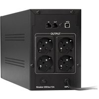 Источник бесперебойного питания ExeGate UNB-1000.LED.AVR.EURO.RJ.USB EP212518RUS