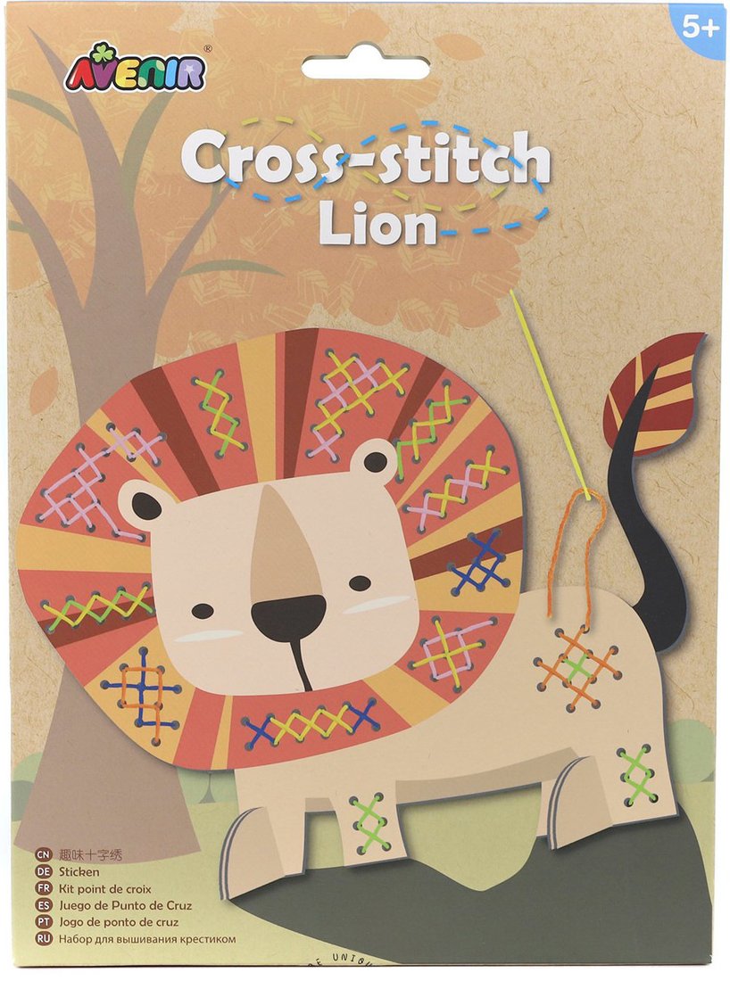 

Набор для вышивания Avenir Лев CH1437