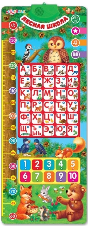 

Развивающая игрушка Азбукварик Лесная школа 4680019281261
