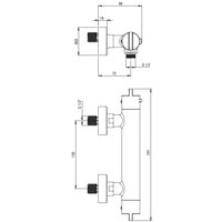 Смеситель Deante Stal BCH F4BT