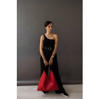 Сумка шоппер MT.style Треугольник (красный)