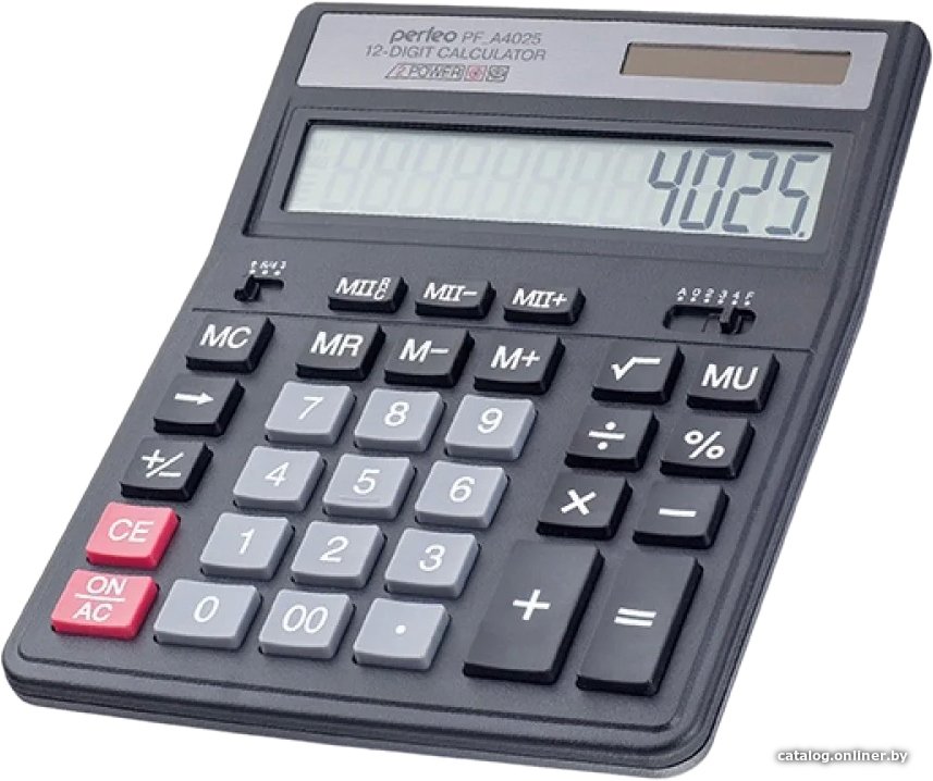 Бухгалтерский калькулятор Perfeo PF A4025