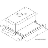 Кухонная вытяжка Ciarko SL-S T 60 Glass Black в Могилеве