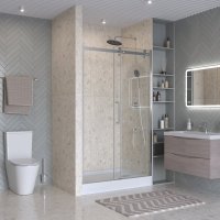 Душевая дверь BelBagno MARINO_2-BF-1-140-C-CR в Бресте