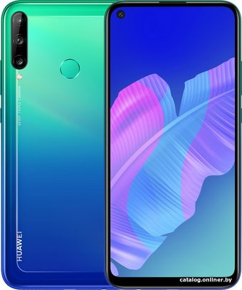 Huawei P40 lite E (ярко-голубой)