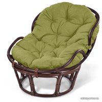 Кресло Мир Ротанга Papasan mini 23/03 (шоколад/фисташка)