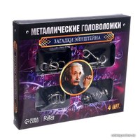 Головоломка Puzzle Загадки Эйнштейна Металлическая 2528228 (4 шт)