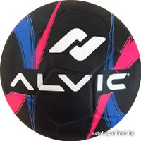 Мяч для уличного футбола Alvic Street (5 размер, черный/розовый/синий)