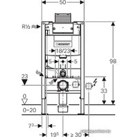 Инсталляция для унитаза Geberit Omega 12 111.030.00.1
