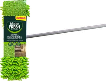 Швабра-моп Master Fresh телескопическая с насадкой из микрофибры с длинным ворсом