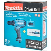 Дрель-шуруповерт Makita DF0300X1 (с отверткой)