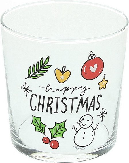 

Стакан для воды и напитков Tognana Natale Happy Xmas Merry Christmas NT55733M241_6