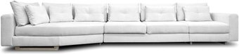 Модульный диван Nord Star Рена 3-32-90-95Л (шенилл, белый)