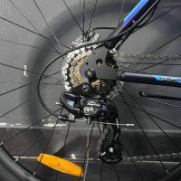 Велосипед Stels Navigator 700 MD 27.5 V020 р.21 2024 (черный/голубой)