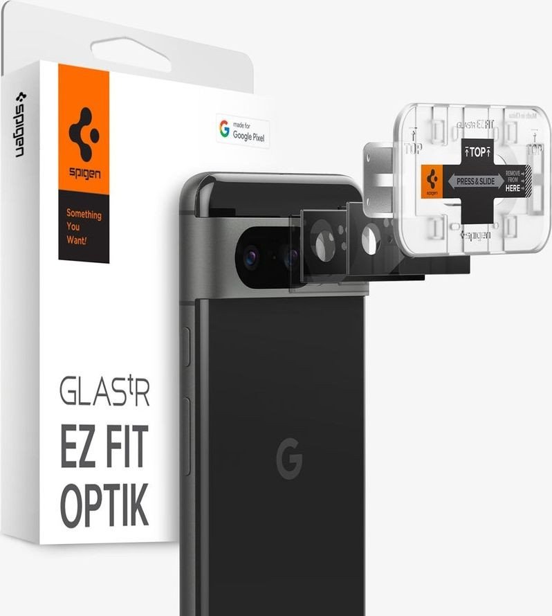 

Защитное стекло Spigen Optik TR EZ Fit camera protector для Google Pixel 8 AGL06352 (2шт)