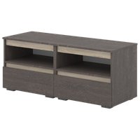 Тумба Кортекс-мебель Бари ТВ 120 2ш-2 (береза/береза/дуб сонома)