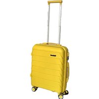 Чемодан-спиннер DoubleW YF-PP02.1 (S, желтый)